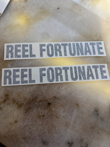 REEL FORTUNATE DECAL