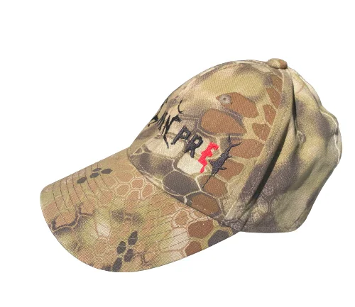 Camo Baseball Hat / Embroidered Logo - Image 2