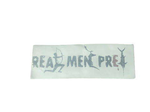 Real Men Prey Decal