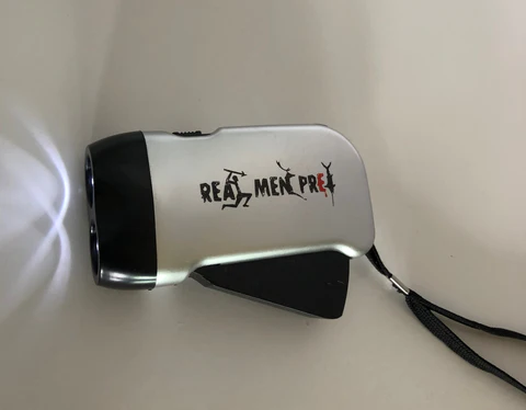 Flashlight with Rubber Grip