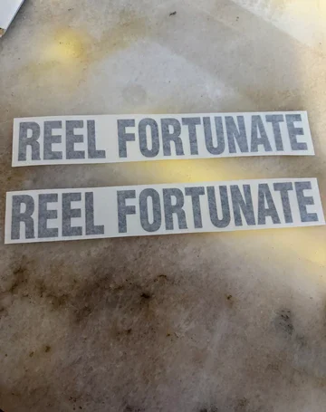 REEL FORTUNATE DECAL