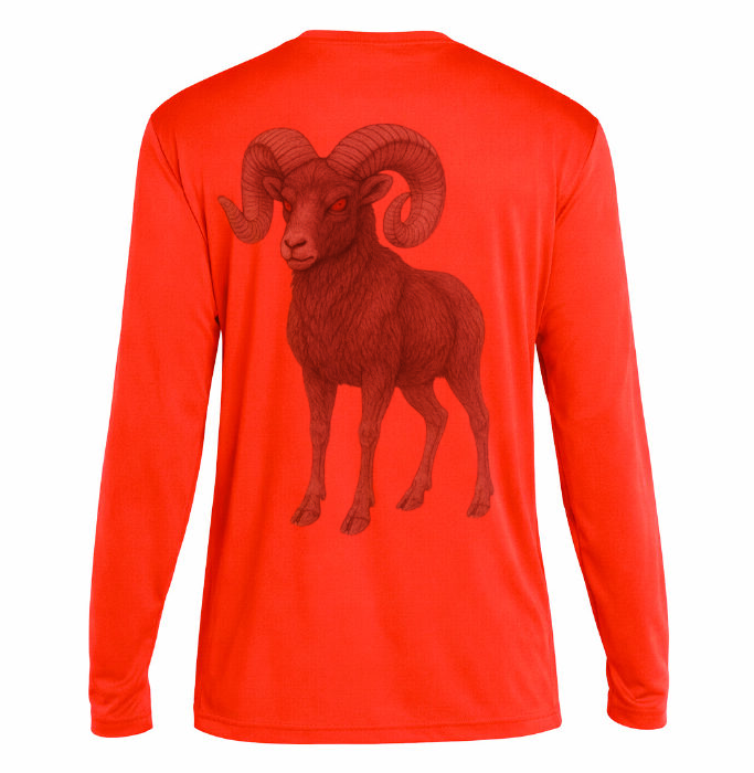 Orange Full Sleeve Red Eye Goat